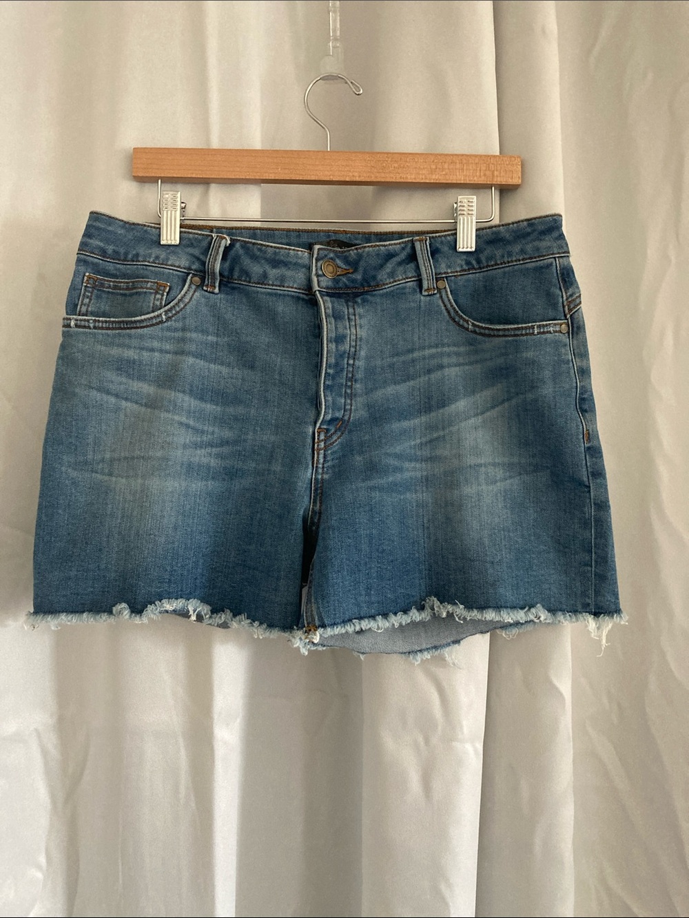 Prana denim shorts